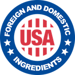Foreign and domestic ingredients seal supplied with the product pack