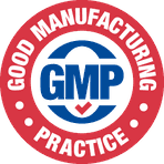 Good Manufacturing Practice seal supplied with the product pack